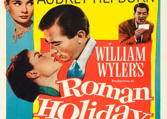 Roman Holiday poster from 1953. Image from WikiMedia Commons