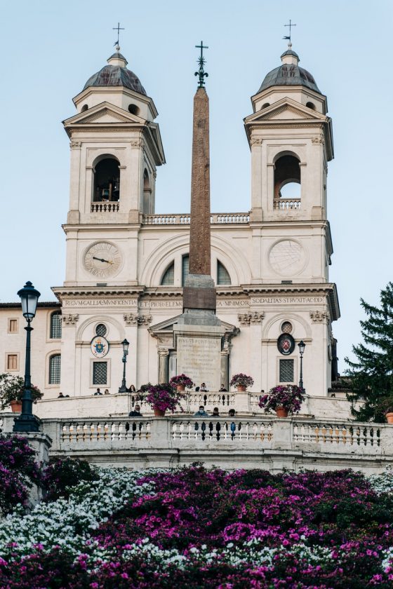 Spanish Steps in Rome covered by azeleas Photo by Gabriella Clare Marino, Unsplash