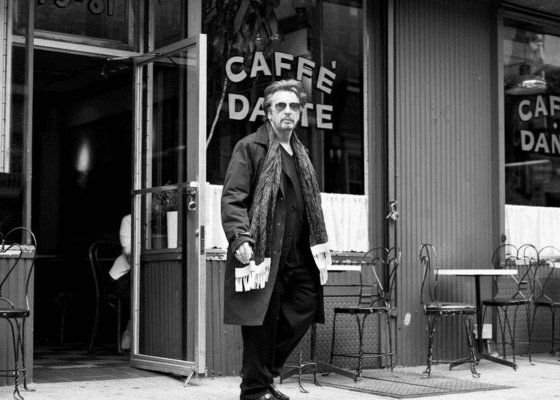 Al Pacino leaving Caffe Dante
