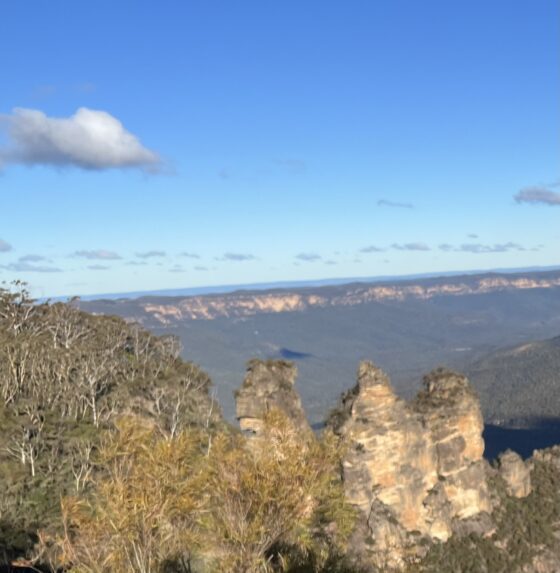 The Three Sisters at Echo Point. Photo credit Alicia Fulton