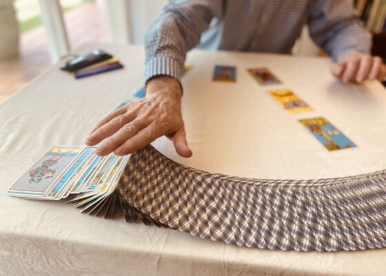 Tarot in action. Image provided by Paul Fenton-Smith