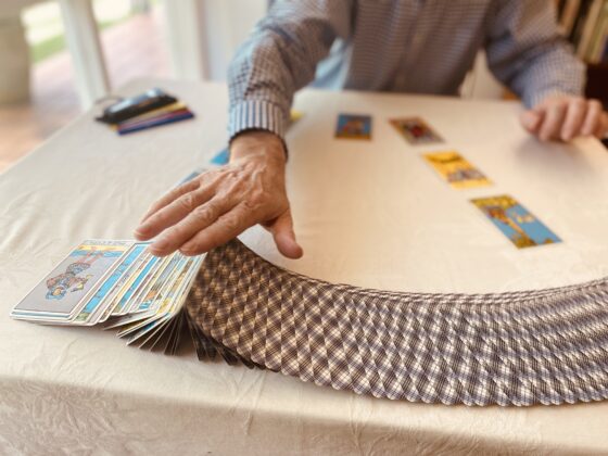 Tarot in action. Image provided by Paul Fenton-Smith