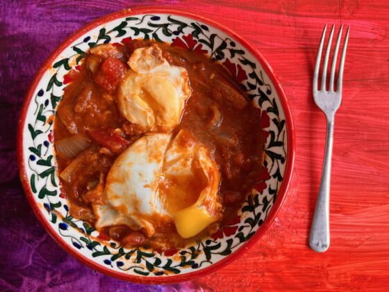 Holiday Goddess Aries Recipe - Spicy Shakshouka photo by Kerstin Rodgers