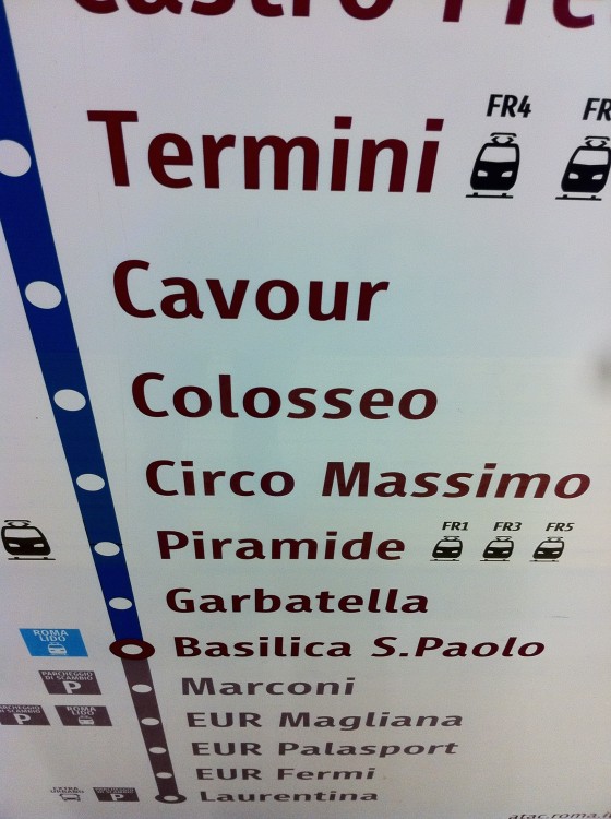 Basilica San Paolo train Termini, Colosseo, Circo Massimo