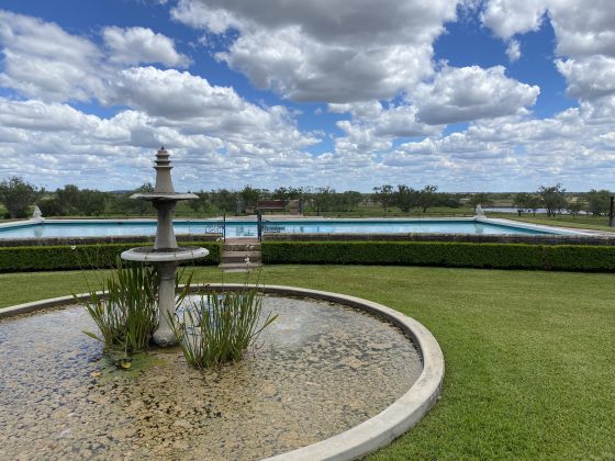 Swimming Pool at Jimbour photo by Felicity Loughrey