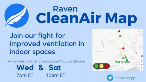 The Raven Clean Air Map App