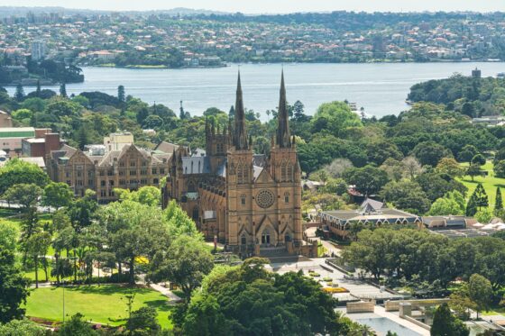 St Mary's Cathedral in Sydney. Photo by Phillip Flores at Unsplash