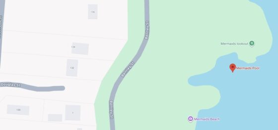 Map Bridport Mermaids’ Pool