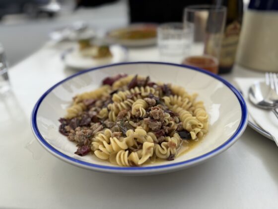 Pitzi Tubettini, Muscovy Duck, Porcini Ragu