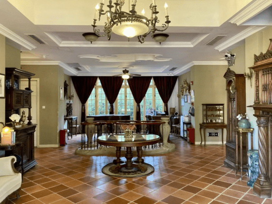 The Lilac Garden Hotel Lobby.