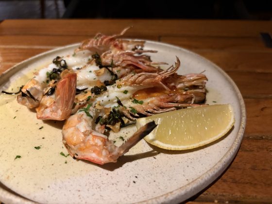 Prawns and Drinks